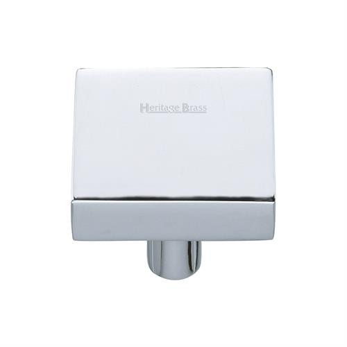 M Marcus Heritage Brass Cabinet Knob Square Design 32mm