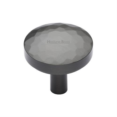 M Marcus Heritage Brass Cabinet Knob Hammered Design 32mm 