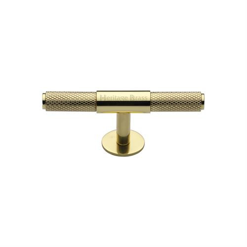 Heritage Brass Cabinet Knob Knurled Fountain Design – 13mm Ø