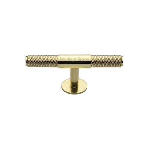 M Marcus Heritage Brass Knurled Fountain Design Cabinet Knob 90mm