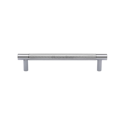 Heritage Brass Cabinet Pull Partial Knurled Design – 128mm Centre to Centre