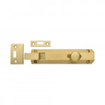 M Marcus Heritage Brass Door Bolt Necked Flat 152.4mm