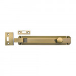 M Marcus Heritage Brass Door Bolt Necked Flat 203.2mm