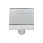 M Marcus Heritage Brass Cabinet Knob Square Design 32mm