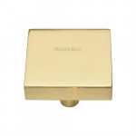 M Marcus Heritage Brass Cabinet Knob Square Design 38mm