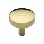 M Marcus Heritage Brass Tayo Design Domed Disc Cabinet Knob 32mm 