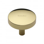 M Marcus Heritage Brass Tayo Design Domed Disc Cabinet Knob 38mm 