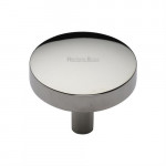 M Marcus Heritage Brass Tayo Design Domed Disc Cabinet Knob 38mm 