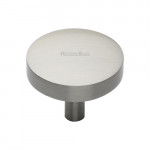 M Marcus Heritage Brass Tayo Design Domed Disc Cabinet Knob 38mm 