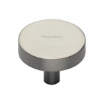 M Marcus Heritage Brass Cabinet Knob Disc Design 38mm 