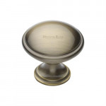 M Marcus Heritage Brass Cabinet Knob Domed Design 32mm 