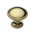 M Marcus Heritage Brass Cabinet Knob Domed Design 32mm 