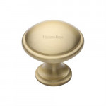 M Marcus Heritage Brass Cabinet Knob Domed Design 32mm 