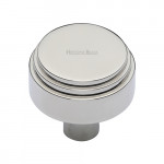 M Marcus Heritage Brass Cabinet Knob Round Deco Design 32mm 