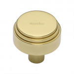 M Marcus Heritage Brass Cabinet Knob Round Deco Design 38mm 