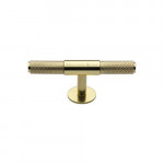 M Marcus Heritage Brass Knurled Fountain Design Cabinet Knob 90mm