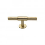 M Marcus Heritage Brass Knurled Fountain Design Cabinet Knob 90mm