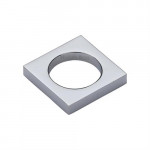 M Marcus Heritage Brass Square Cabinet Ring Pull 40mm