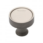 M Marcus Heritage Brass Florence Knurled Cabinet Knob 32mm 