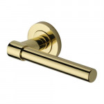 M Marcus Heritage Brass Lever Handle on Rose Phoenix Design