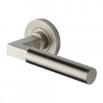 M Marcus Heritage Brass Lever Handle on Rose Spectral Design