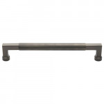 M Marcus Heritage Brass Bauhaus Knurled Door Pull Handle Bar Design 304mm Centre to Centre