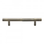 Heritage Brass Door Pull Handle Bar Knurled Design – 203mm Centre to Centre