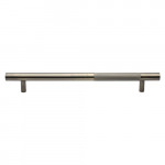 Heritage Brass Door Pull Handle Bar Knurled Design – 355mm Centre to Centre