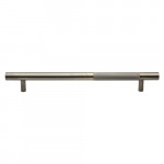 M Marcus Heritage Brass Door Pull Handle Bar Knurled Design 355mm Centre to Centre