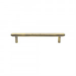 M Marcus Heritage Brass Cabinet Pull Stepped Design 128mm Centre to Centre