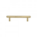 M Marcus Heritage Brass Cabinet Pull Stepped Design 96mm Centre to Centre