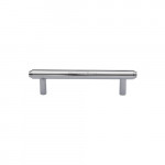 M Marcus Heritage Brass Cabinet Pull Stepped Design 96mm Centre to Centre
