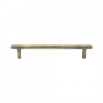 M Marcus Heritage Brass Cabinet Pull Complete Knurled Design 128mm Centre to Centre