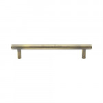 M Marcus Heritage Brass Cabinet Pull Complete Knurled Design 160mm Centre to Centre