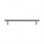 Heritage Brass Cabinet Pull Complete Knurled Design – 160mm Centre to Centre