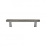 M Marcus Heritage Brass Cabinet Pull Complete Knurled Design 96mm Centre to Centre