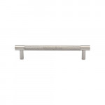 M Marcus Heritage Brass Partial Knurled Design Cabinet Pull 128mm Centre to Centre