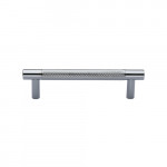 Heritage Brass Cabinet Pull Partial Knurl Design – 96mm Centre to Centre