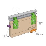 P C Henderson Single Top Sliding Door System