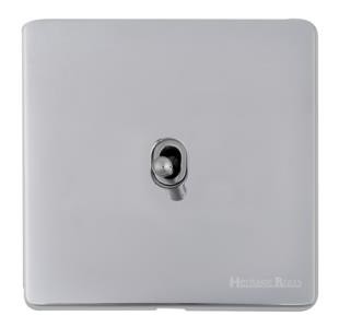 M Marcus Heritage Brass Studio Range 1 Gang Intermediate Stockholm Toggle Switch