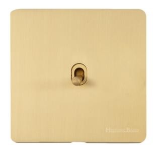 M Marcus Heritage Brass Studio Range 1 Gang Stockholm Toggle Switch