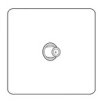 M Marcus Heritage Brass Vintage Range 1 Gang Satellite Socket