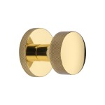 M Marcus Heritage Brass Knightsbridge Knurled Knobs on Knurled Concealed base