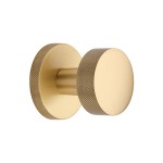 M Marcus Heritage Brass Knightsbridge Knurled Knobs on Knurled Concealed base