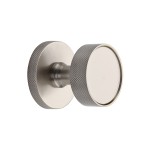 M Marcus Heritage Brass Owen Knurled Knob on Knurled Concealed Base