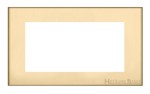 M Marcus Heritage Brass Winchester Range 4 Module Euro Plate