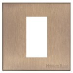 M Marcus Heritage Brass Winchester Range 1 Module Euro Plate