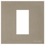 M Marcus Heritage Brass Windsor Range 1 Module Euro Plate