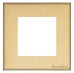 M Marcus Heritage Brass Windsor Range 2 Module Euro Plate