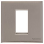 M Marcus Heritage Brass Windsor Range 1 Module Euro Plate